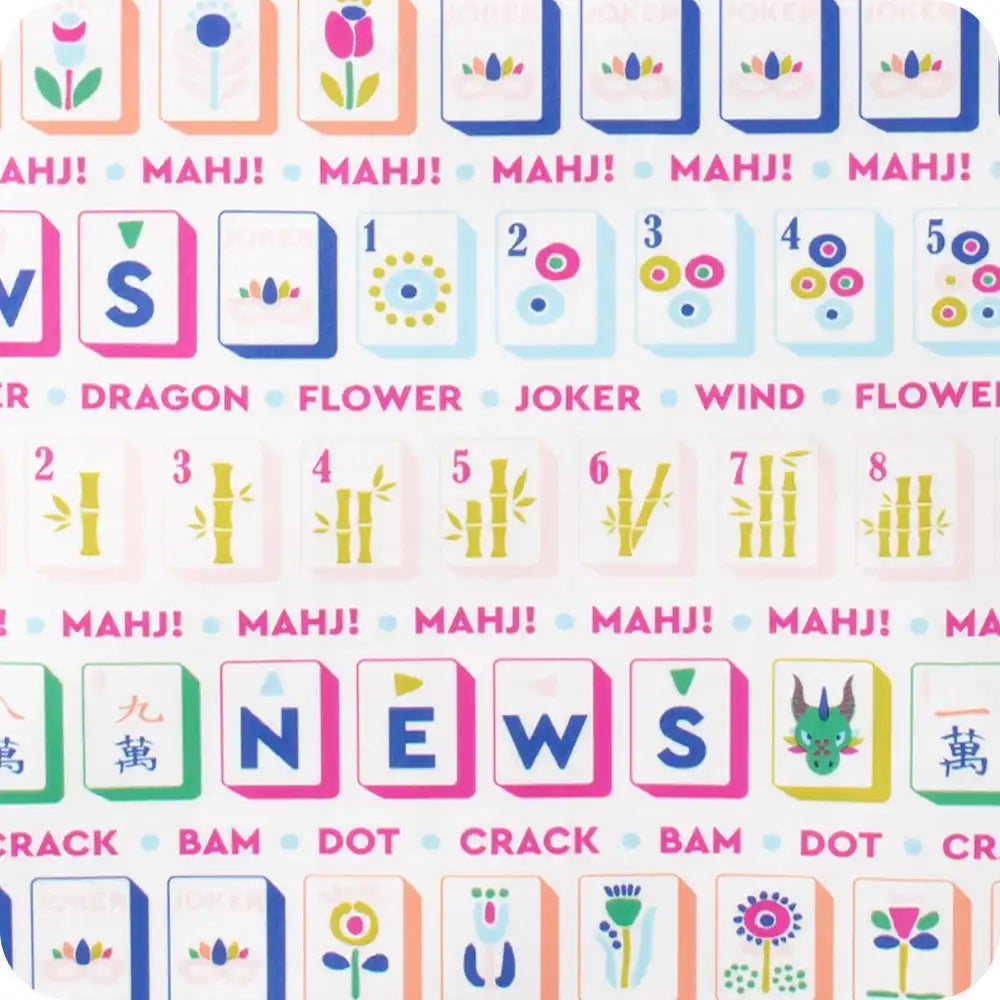 Mahjong Tiles Small Reusable Gift Bag