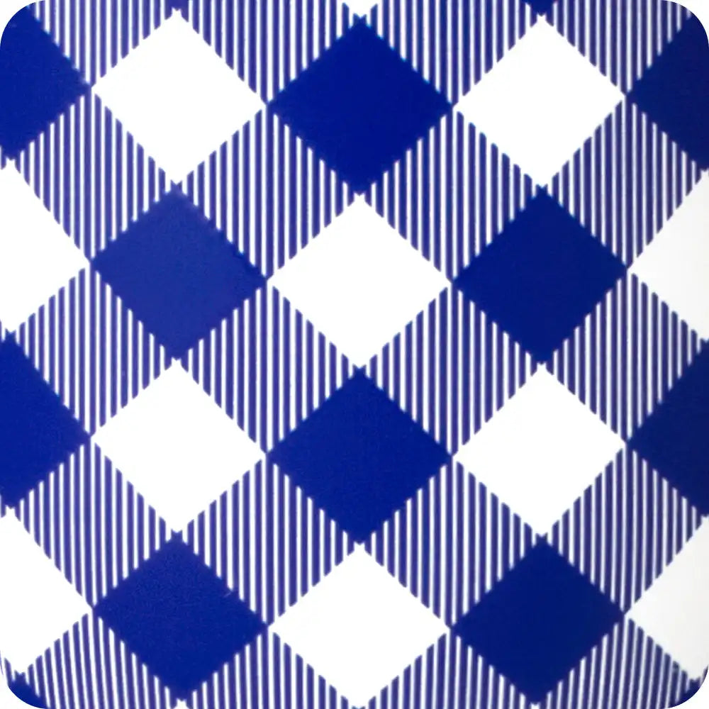 Gameday Gingham Royal + Red Party Cup 24oz