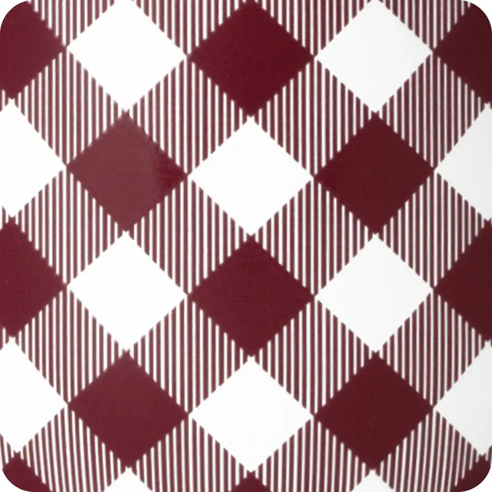 Gameday Gingham Maroon Party Cup 24oz