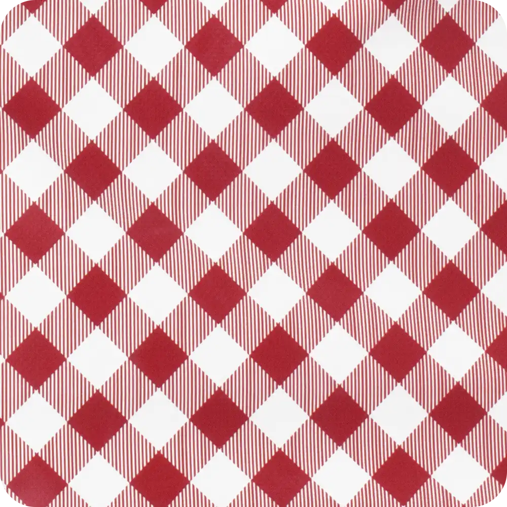 Gameday Gingham Crimson Zippi 36 Cooler