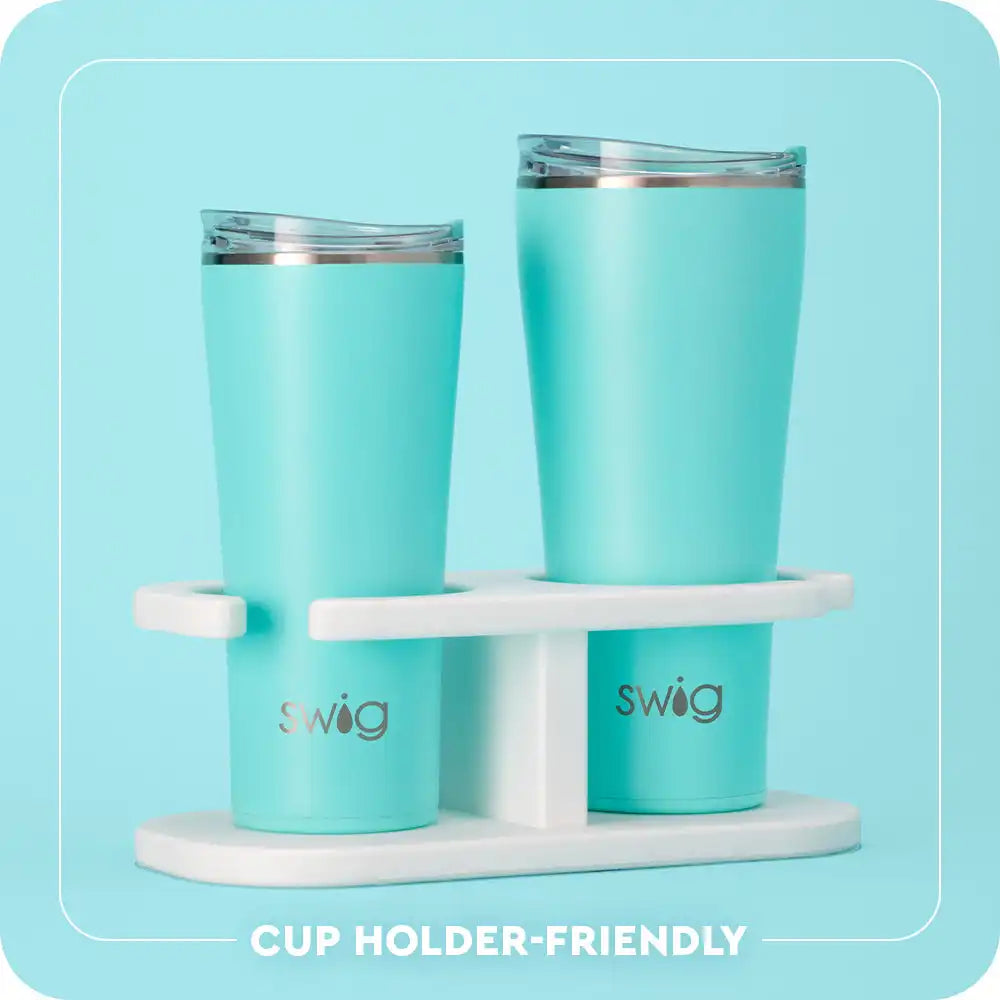 Saddle Stitch Cream Tumbler 32oz