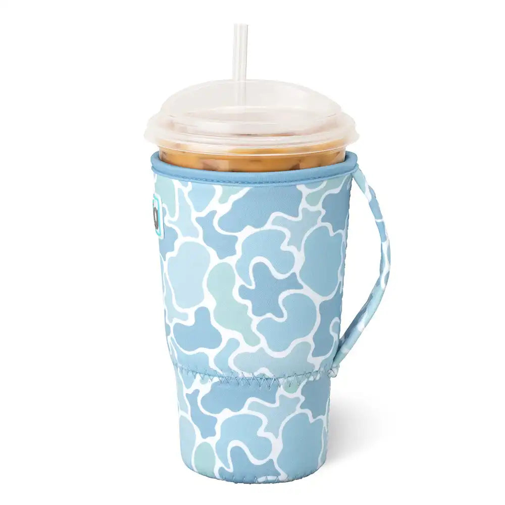 Saltwater Camo Large Iced Cup Coolie