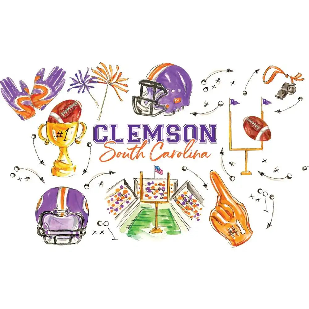 Tailgates in Clemson To-Go Tumbler 30oz