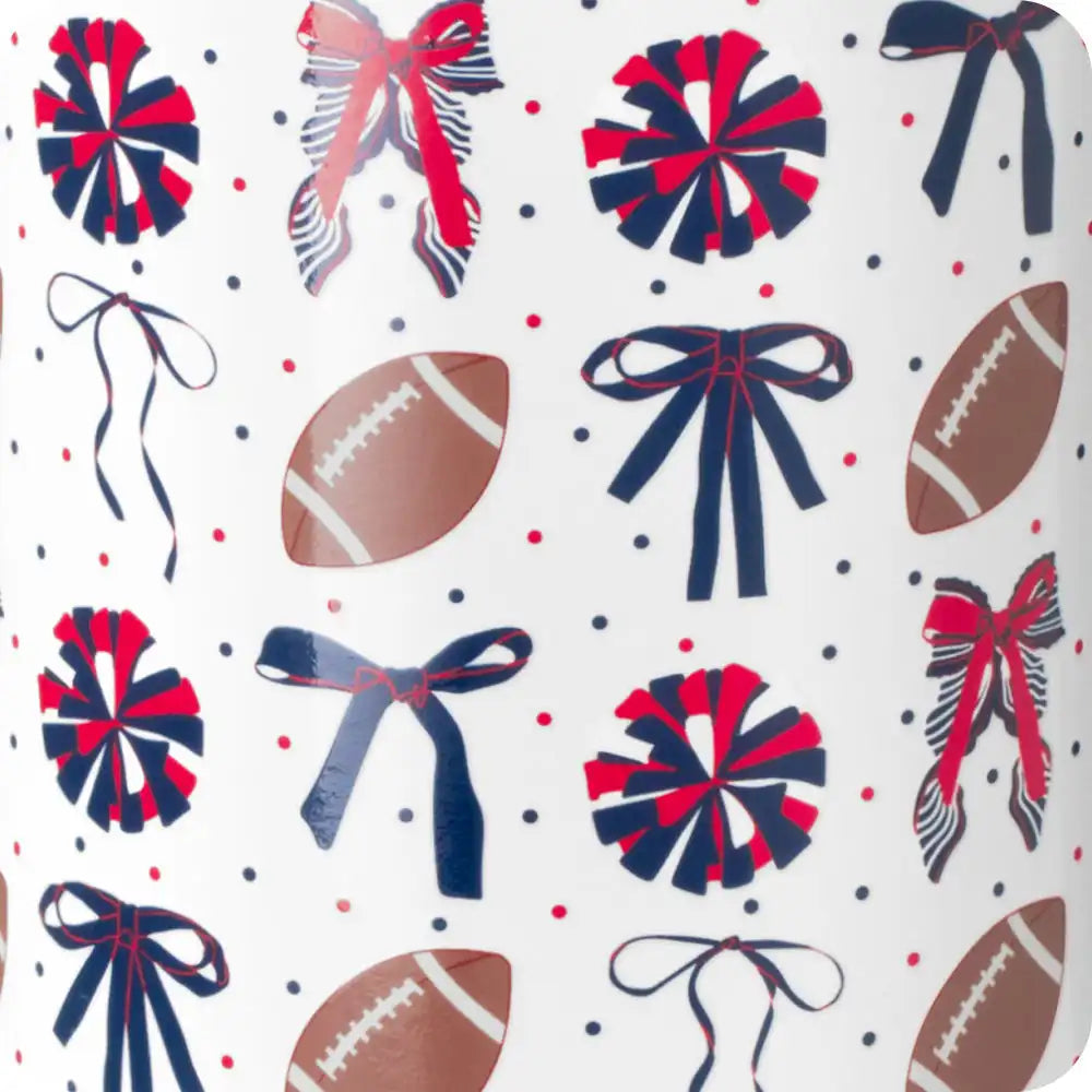 We've Got Spirit Navy + Red Travel Mug 22oz