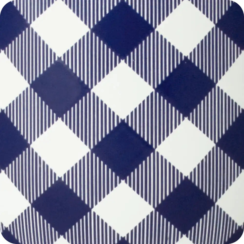 Gameday Gingham Navy + Orange Mega Mug 30oz
