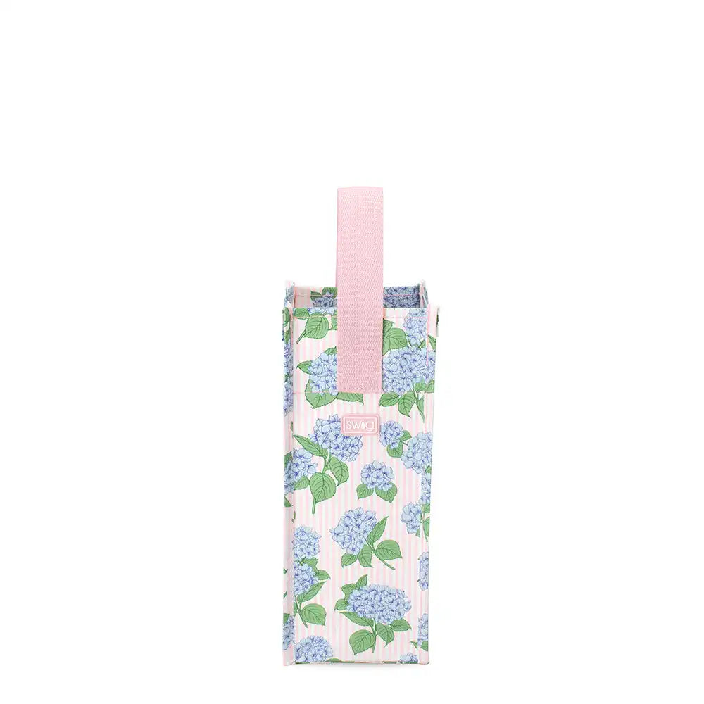 Hydrangeas Wine Reusable Gift Bag