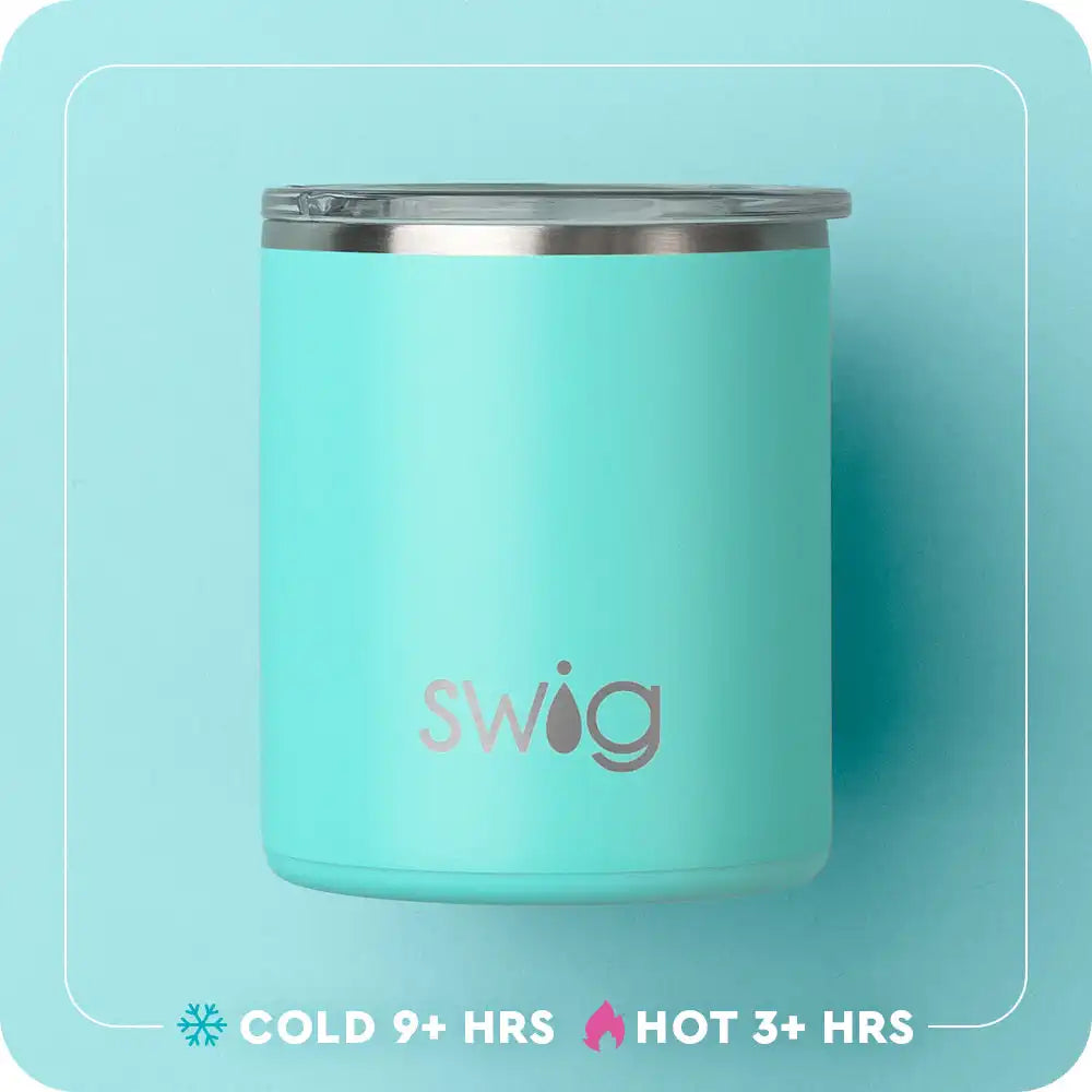 White Golf Ball Lowball Tumbler 12oz