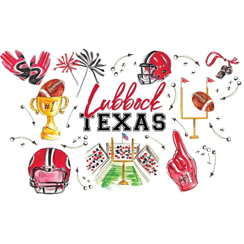 Tailgates in Lubbock Frost Flex Cup 20oz (Set of 8)