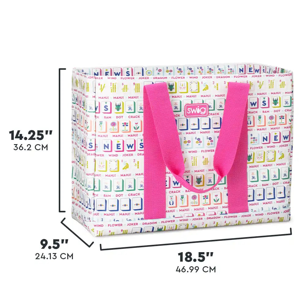 Mahjong Tiles Jumbo Tote Bag