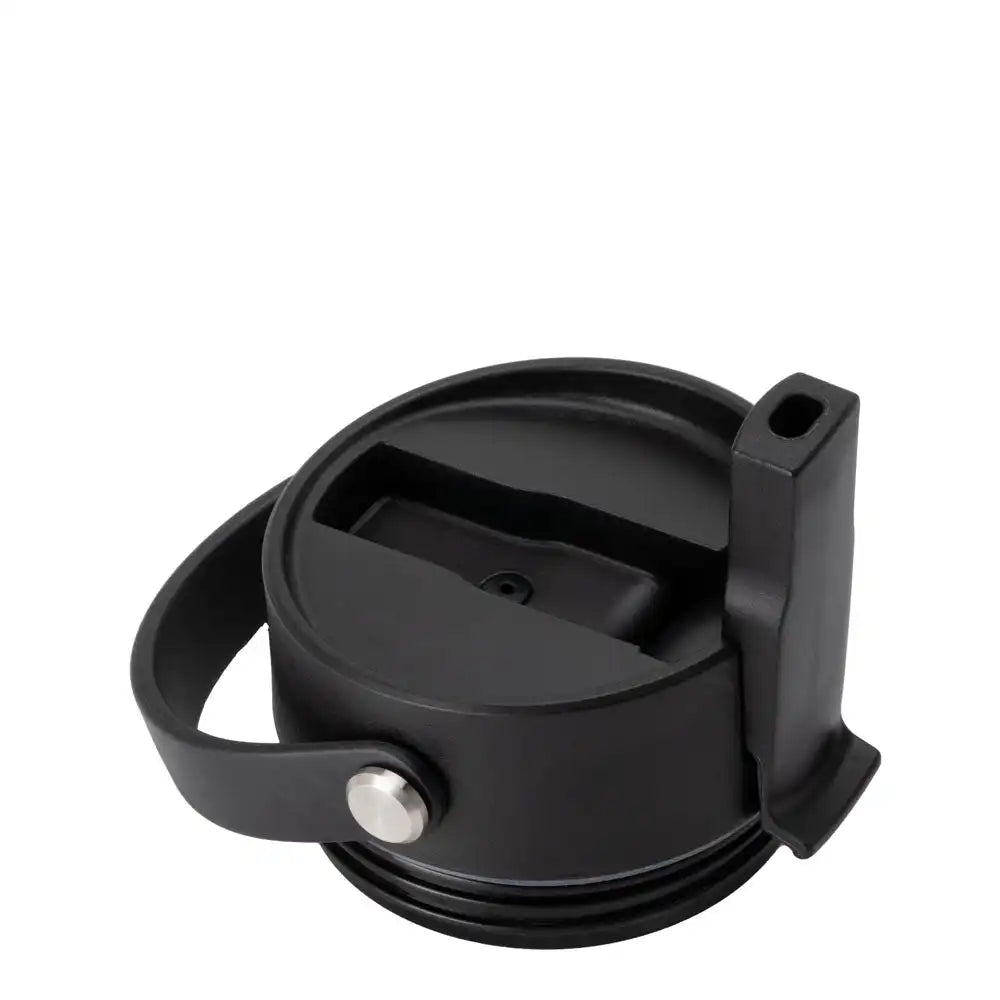 Black Flip + Sip Cap 12oz Slim Tumbler