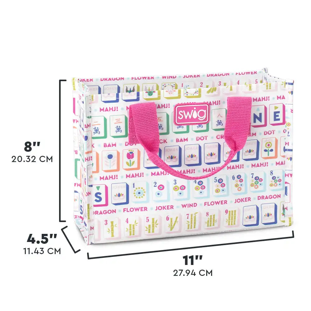 Mahjong Tiles Small Reusable Gift Bag