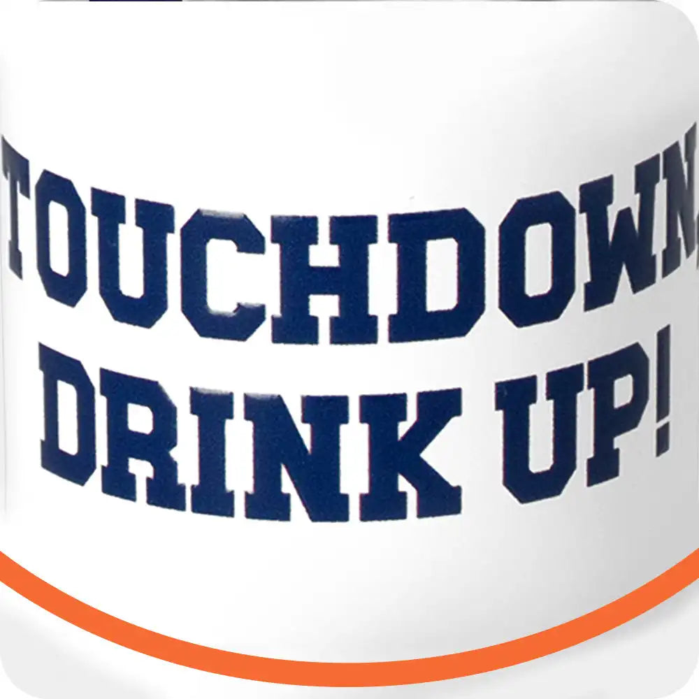 Touchdown Navy + Orange Swig Shot 2oz