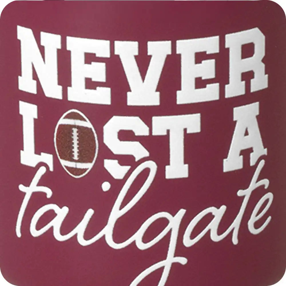 Never Lost a Tailgate Maroon Swig Shot 2oz