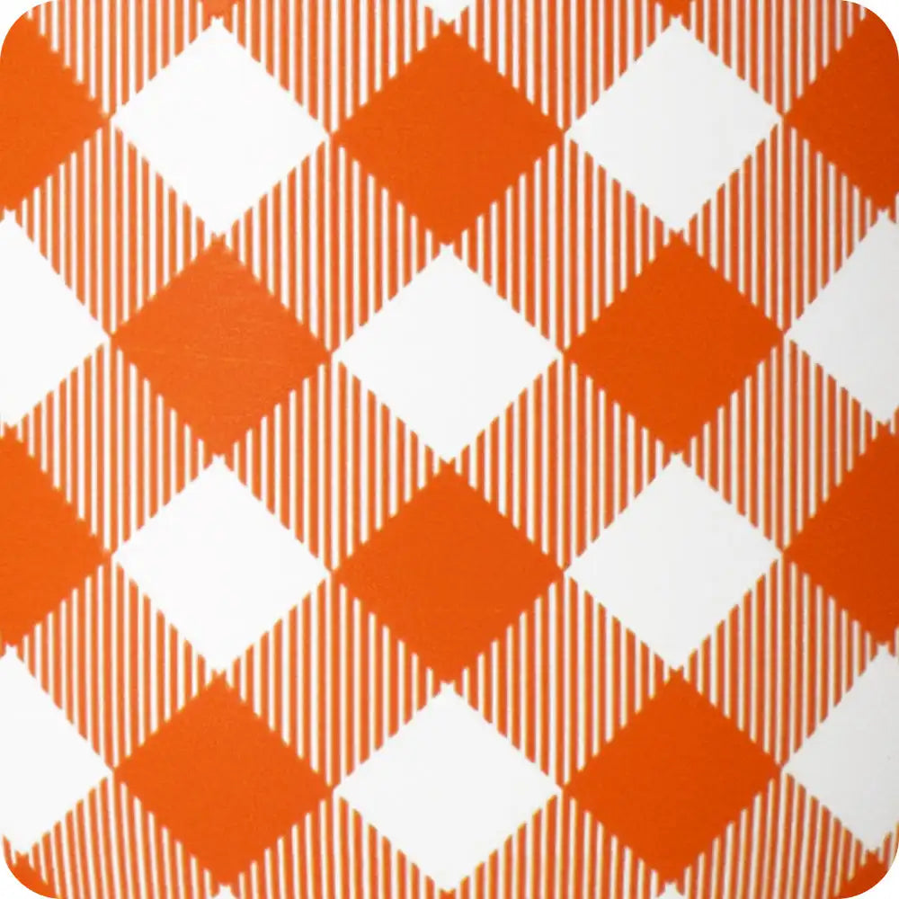 Gameday Gingham Orange Mega Mug 40oz