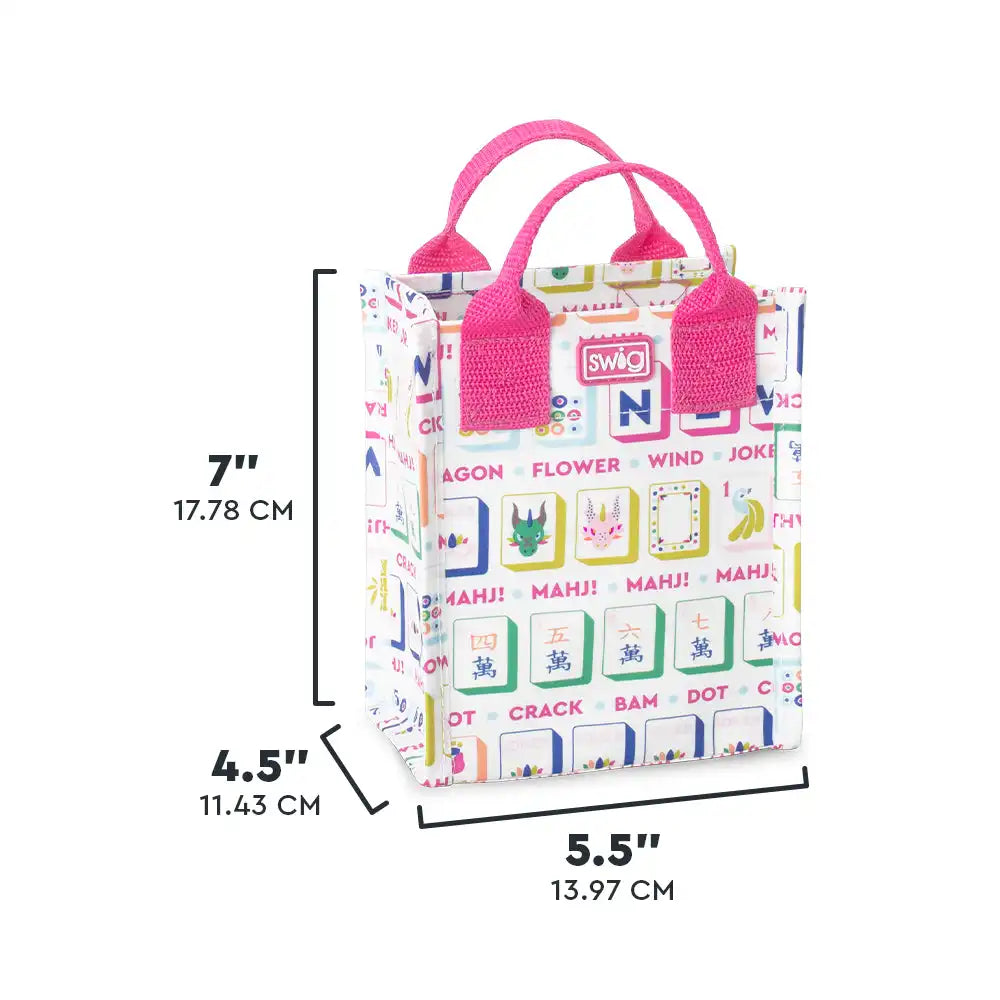 Mahjong Tiles Mini Reusable Gift Bag