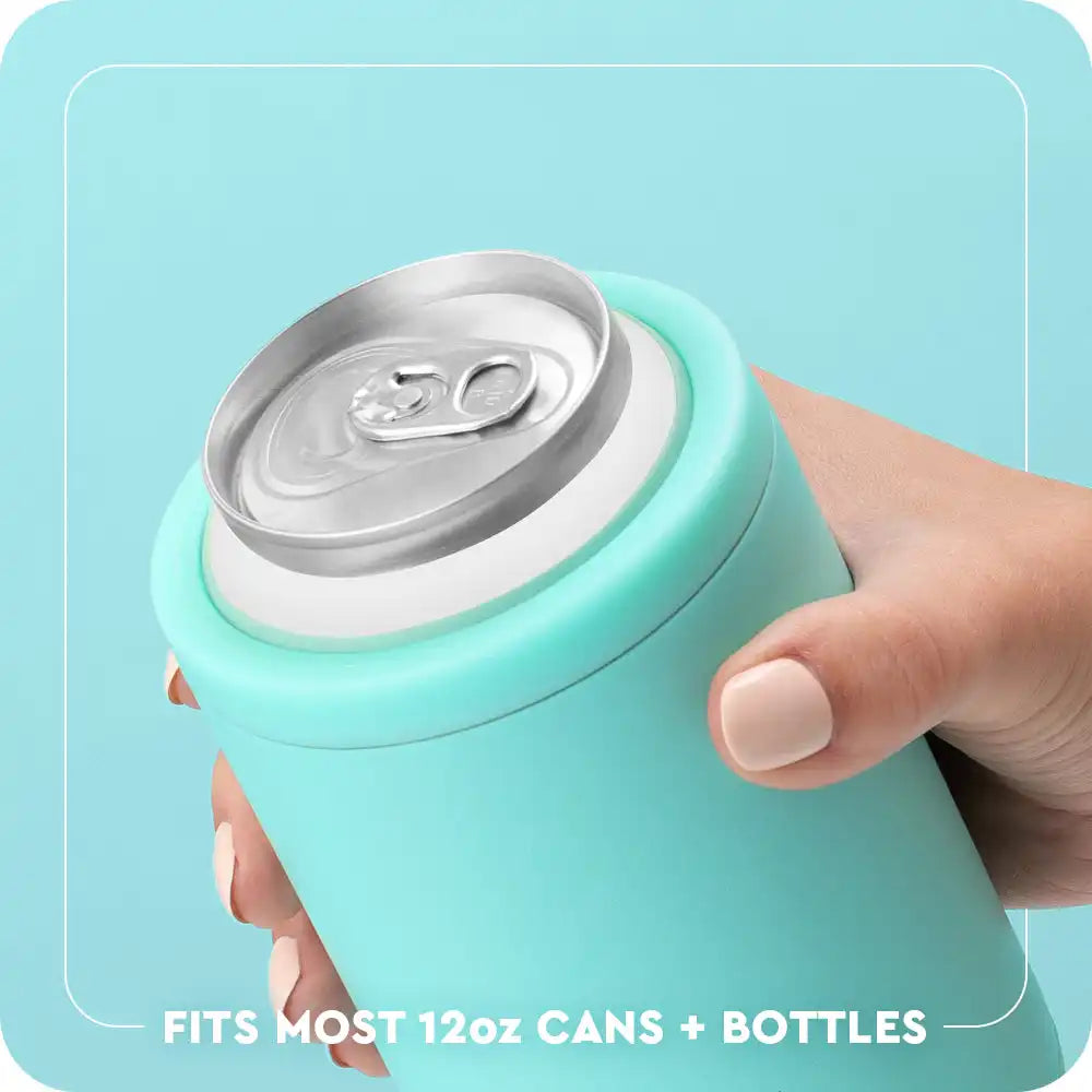 White Can + Bottle Cooler 12oz