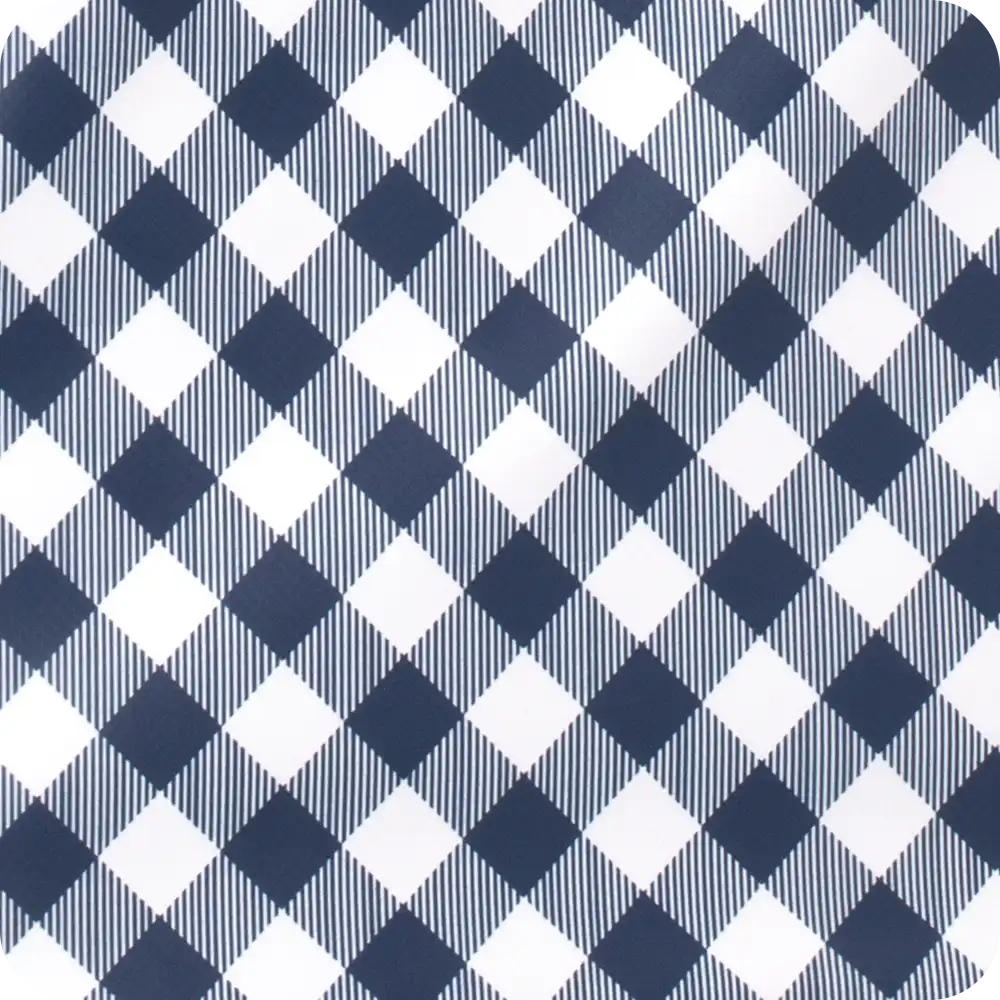 Gameday Gingham Navy + Orange Lunchi Lunch Bag