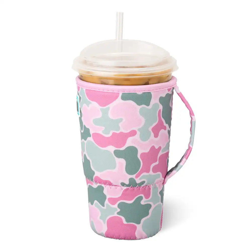 Blushing Camo Large Iced Cup Coolie