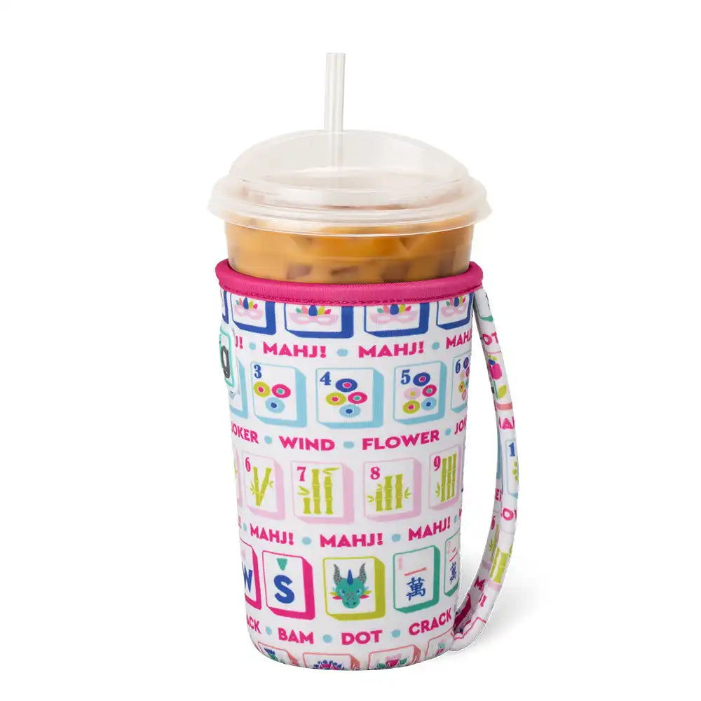 Mahjong Tiles Medium Iced Cup Coolie