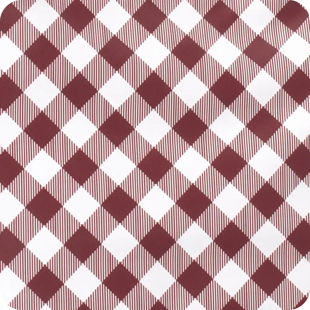 Gameday Gingham Maroon Lunchi Lunch Bag