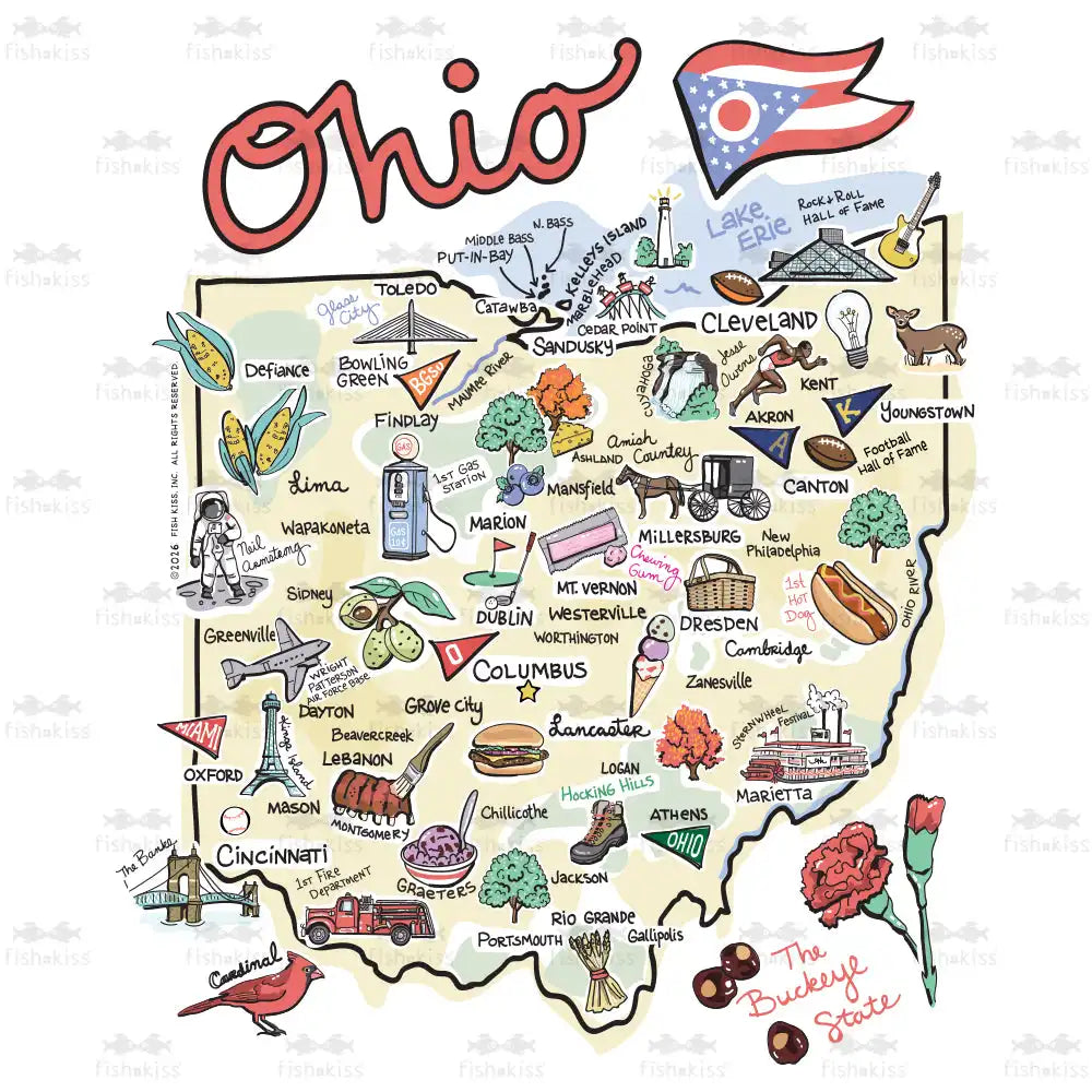 Ohio Tumbler 22oz