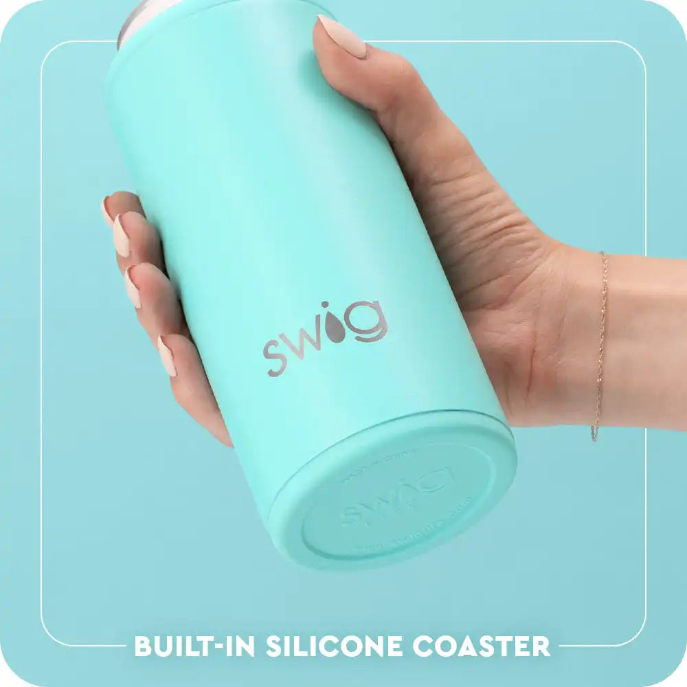 Black Skinny Can Cooler 12oz