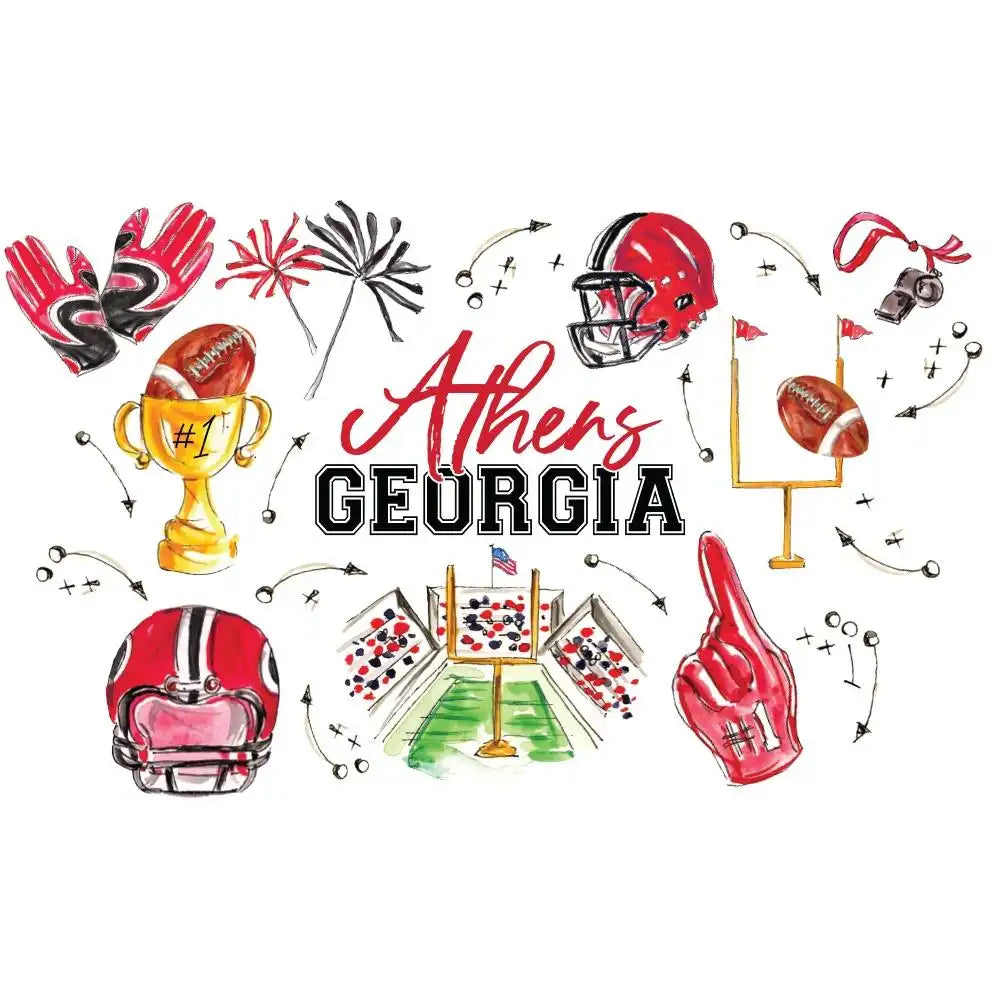 Tailgates in Athens Mega Mug 40oz