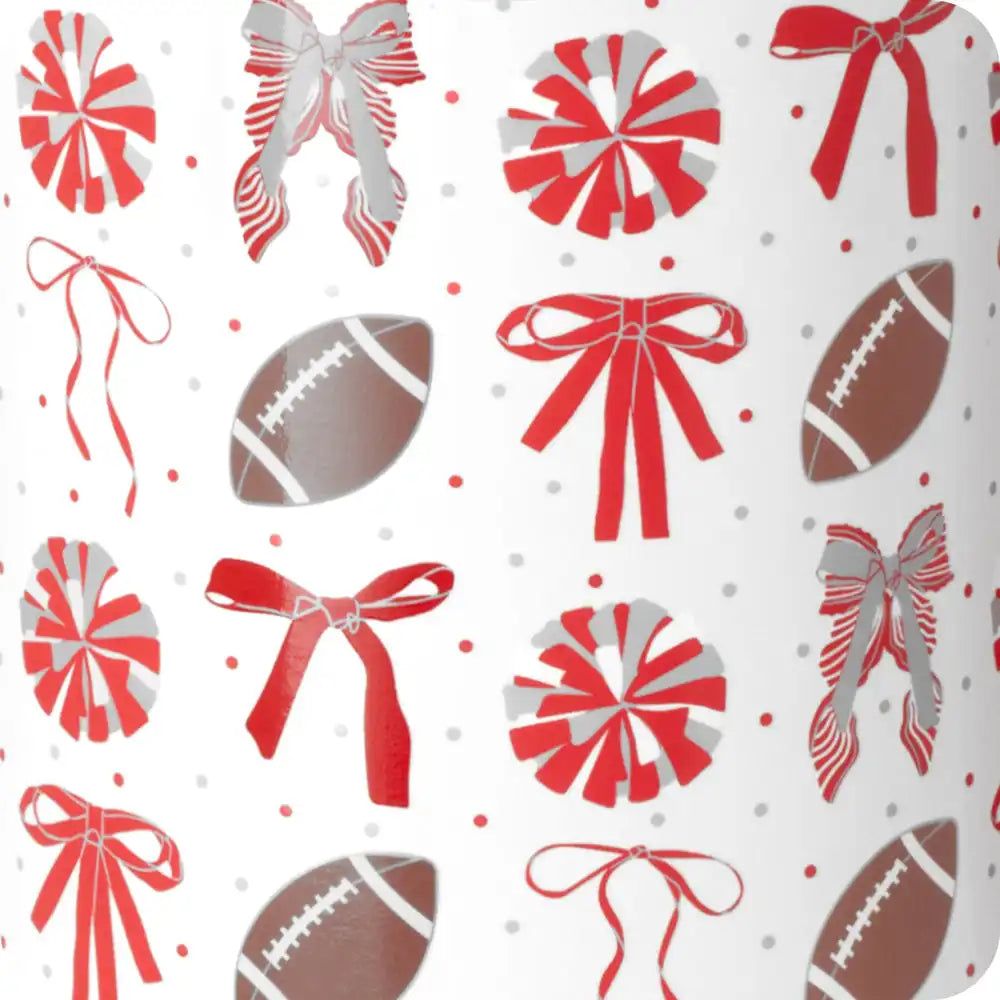 We've Got Spirit Red + Grey Tumbler 12oz